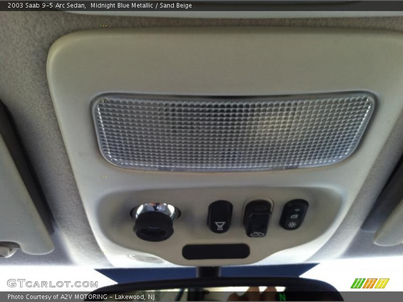 Midnight Blue Metallic / Sand Beige 2003 Saab 9-5 Arc Sedan