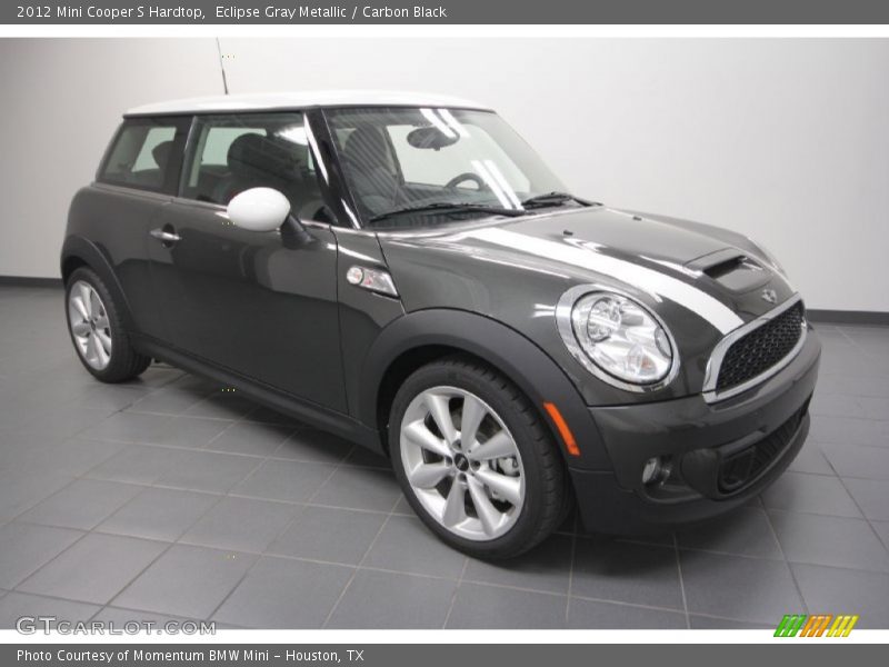 Eclipse Gray Metallic / Carbon Black 2012 Mini Cooper S Hardtop