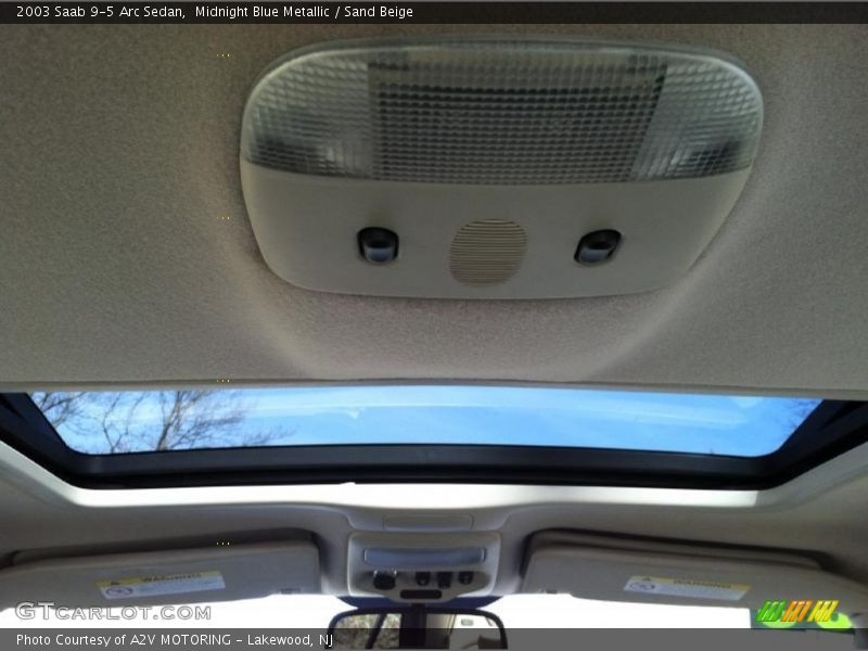 Midnight Blue Metallic / Sand Beige 2003 Saab 9-5 Arc Sedan