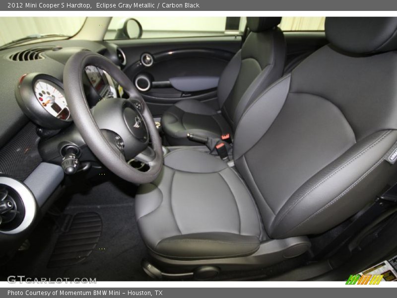 Eclipse Gray Metallic / Carbon Black 2012 Mini Cooper S Hardtop