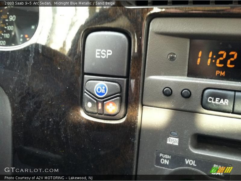 Midnight Blue Metallic / Sand Beige 2003 Saab 9-5 Arc Sedan
