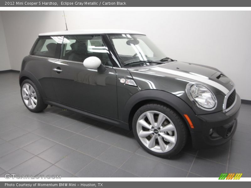 Eclipse Gray Metallic / Carbon Black 2012 Mini Cooper S Hardtop