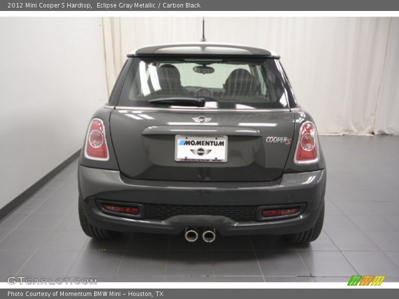 Eclipse Gray Metallic / Carbon Black 2012 Mini Cooper S Hardtop