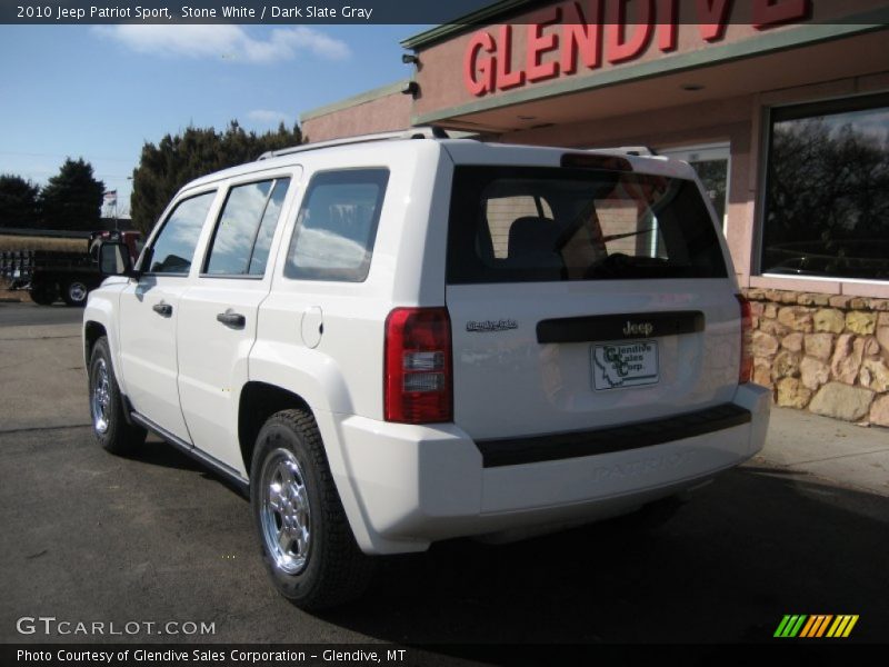 Stone White / Dark Slate Gray 2010 Jeep Patriot Sport
