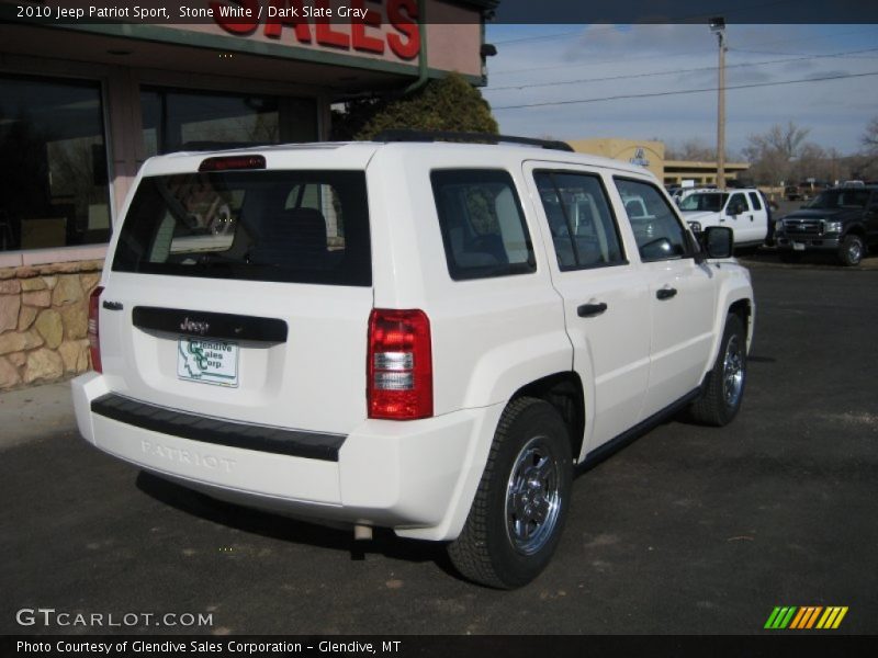 Stone White / Dark Slate Gray 2010 Jeep Patriot Sport