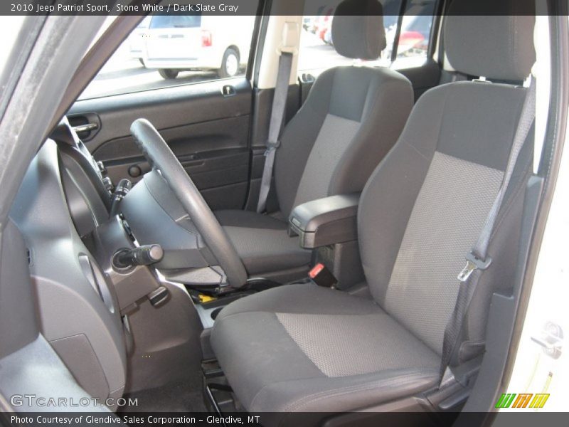 Stone White / Dark Slate Gray 2010 Jeep Patriot Sport