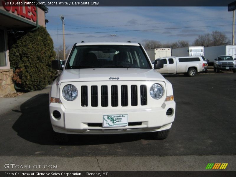 Stone White / Dark Slate Gray 2010 Jeep Patriot Sport