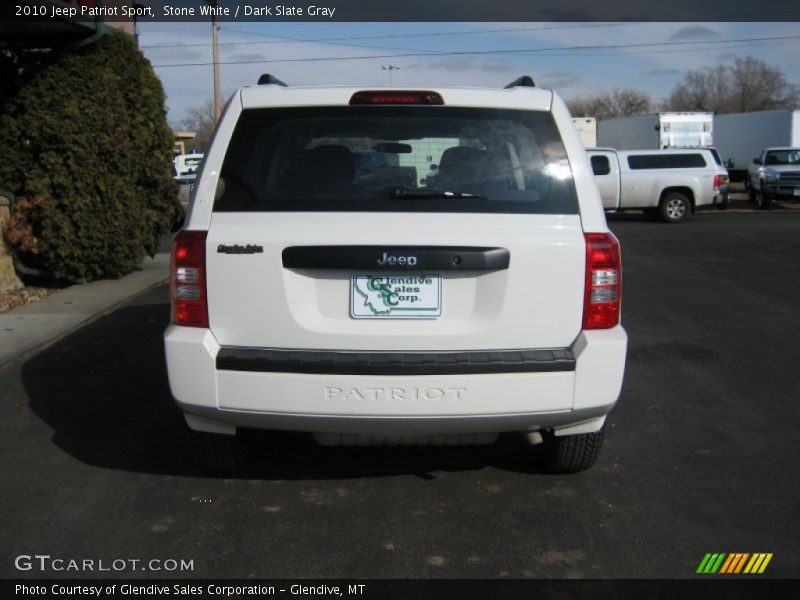 Stone White / Dark Slate Gray 2010 Jeep Patriot Sport