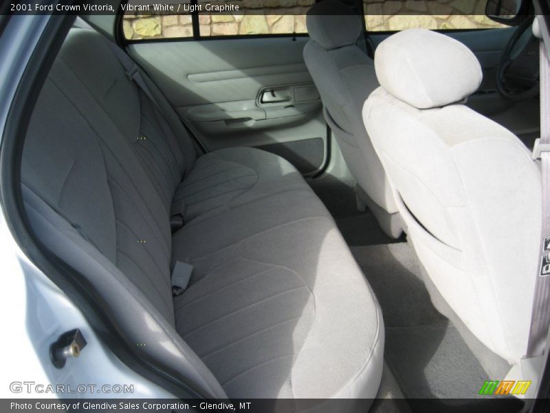 Vibrant White / Light Graphite 2001 Ford Crown Victoria