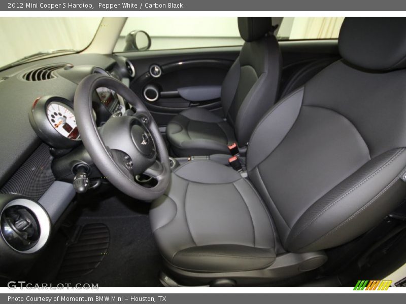 Pepper White / Carbon Black 2012 Mini Cooper S Hardtop