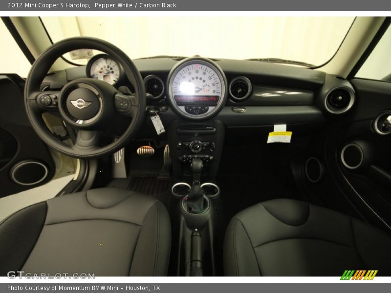 Pepper White / Carbon Black 2012 Mini Cooper S Hardtop