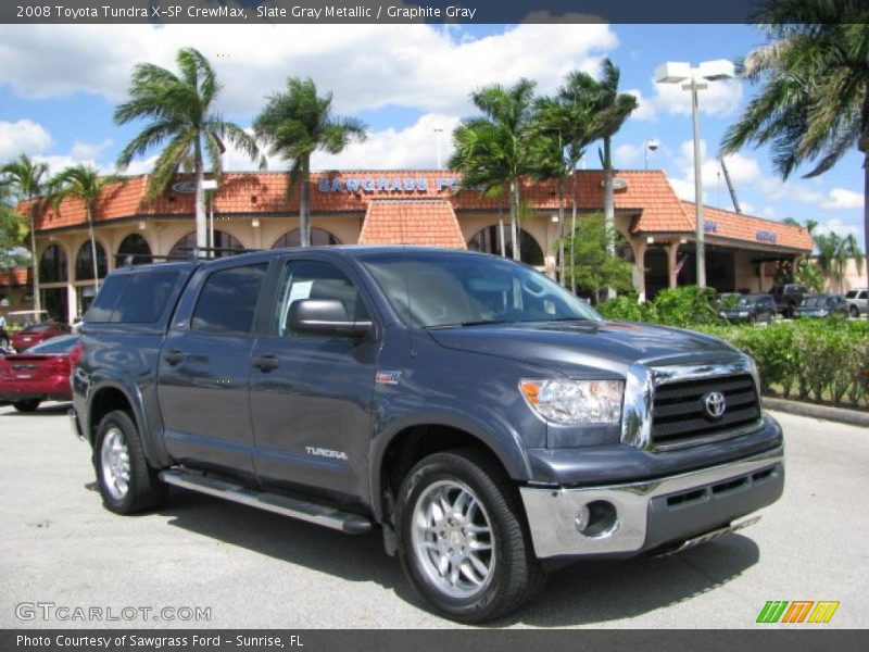 Slate Gray Metallic / Graphite Gray 2008 Toyota Tundra X-SP CrewMax
