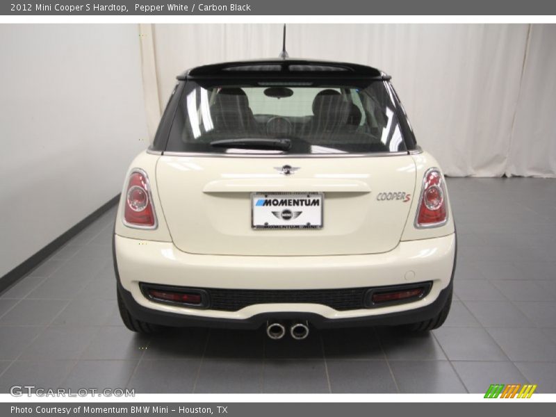 Pepper White / Carbon Black 2012 Mini Cooper S Hardtop
