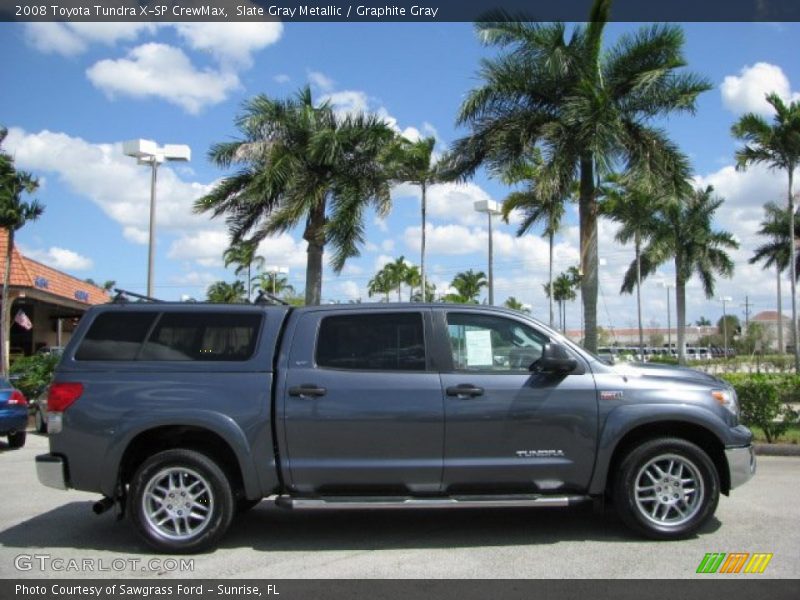 Slate Gray Metallic / Graphite Gray 2008 Toyota Tundra X-SP CrewMax