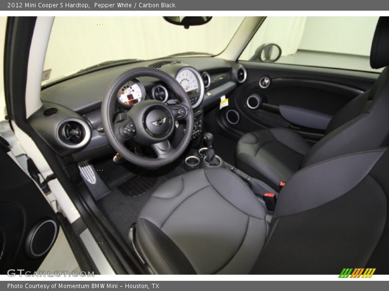 Pepper White / Carbon Black 2012 Mini Cooper S Hardtop