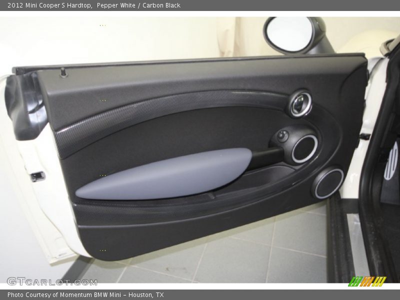 Pepper White / Carbon Black 2012 Mini Cooper S Hardtop