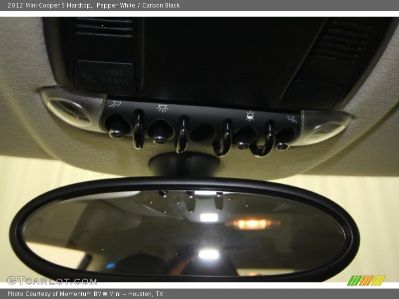 Pepper White / Carbon Black 2012 Mini Cooper S Hardtop