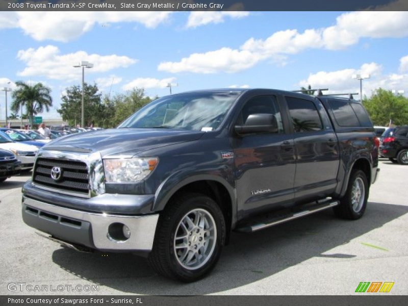 Slate Gray Metallic / Graphite Gray 2008 Toyota Tundra X-SP CrewMax