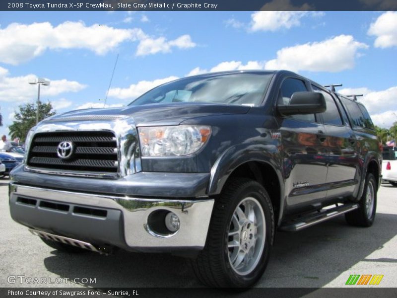 Slate Gray Metallic / Graphite Gray 2008 Toyota Tundra X-SP CrewMax