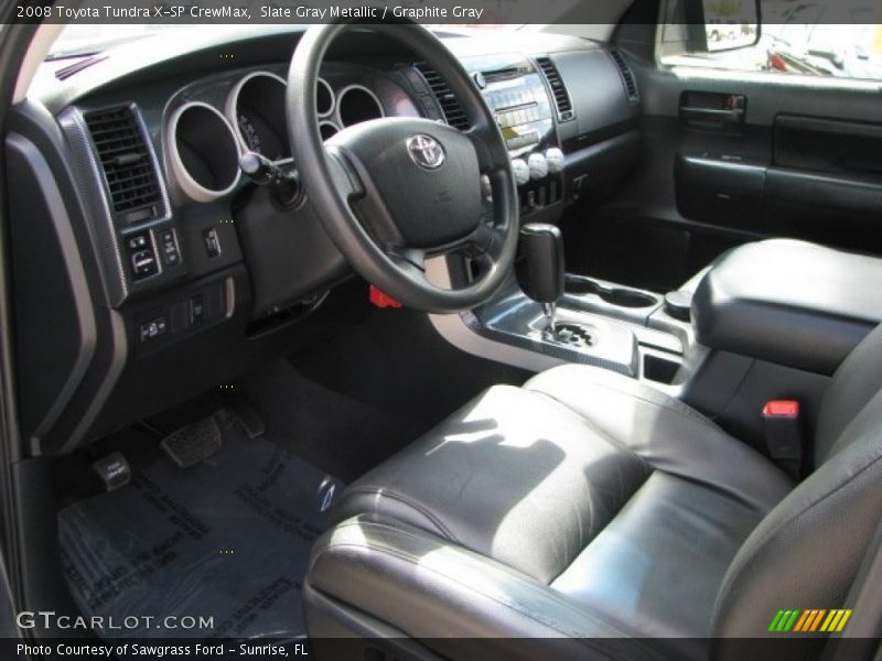 Slate Gray Metallic / Graphite Gray 2008 Toyota Tundra X-SP CrewMax