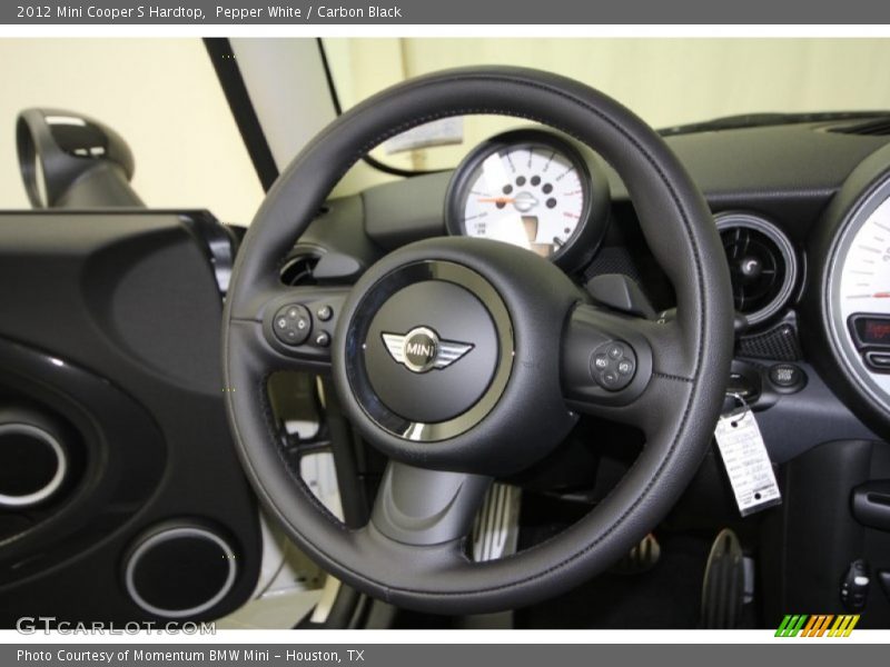 Pepper White / Carbon Black 2012 Mini Cooper S Hardtop