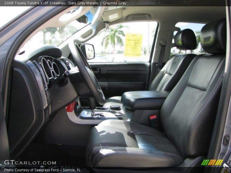 Slate Gray Metallic / Graphite Gray 2008 Toyota Tundra X-SP CrewMax