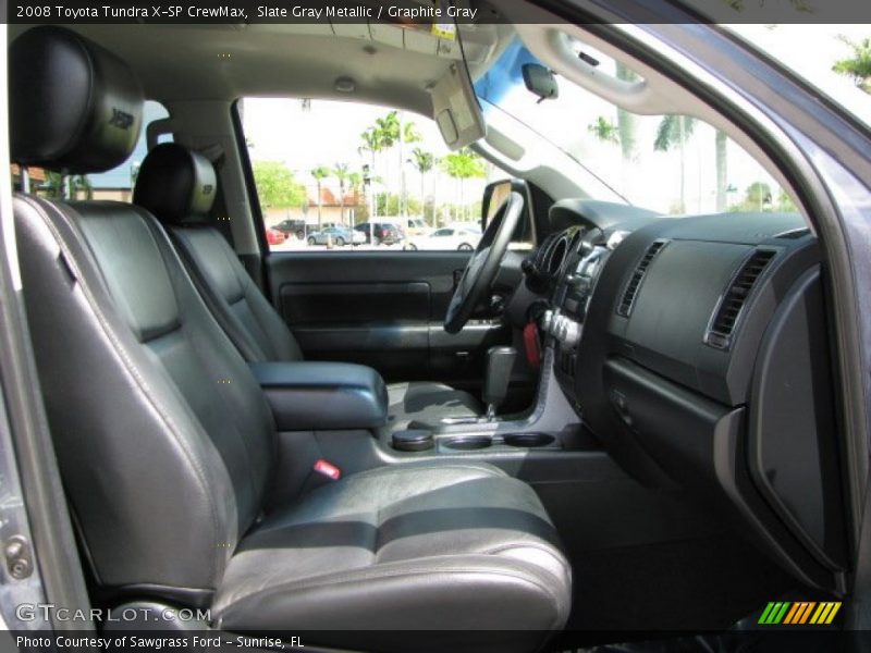Slate Gray Metallic / Graphite Gray 2008 Toyota Tundra X-SP CrewMax