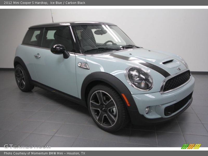 Ice Blue / Carbon Black 2012 Mini Cooper S Hardtop