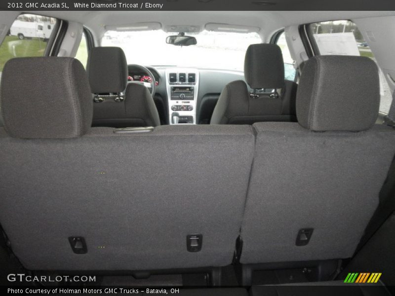 White Diamond Tricoat / Ebony 2012 GMC Acadia SL
