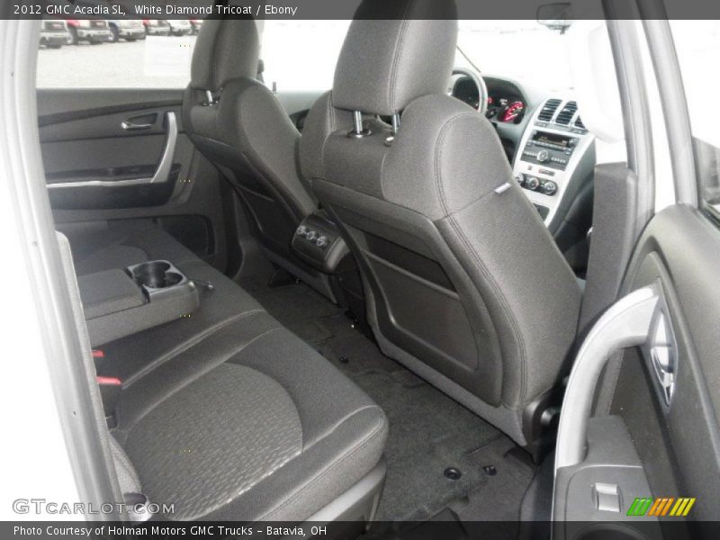 White Diamond Tricoat / Ebony 2012 GMC Acadia SL