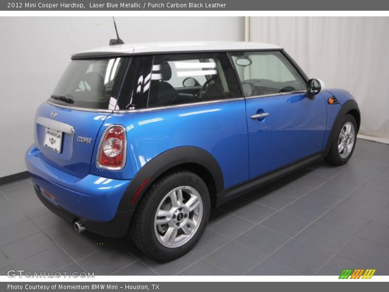 Laser Blue Metallic / Punch Carbon Black Leather 2012 Mini Cooper Hardtop