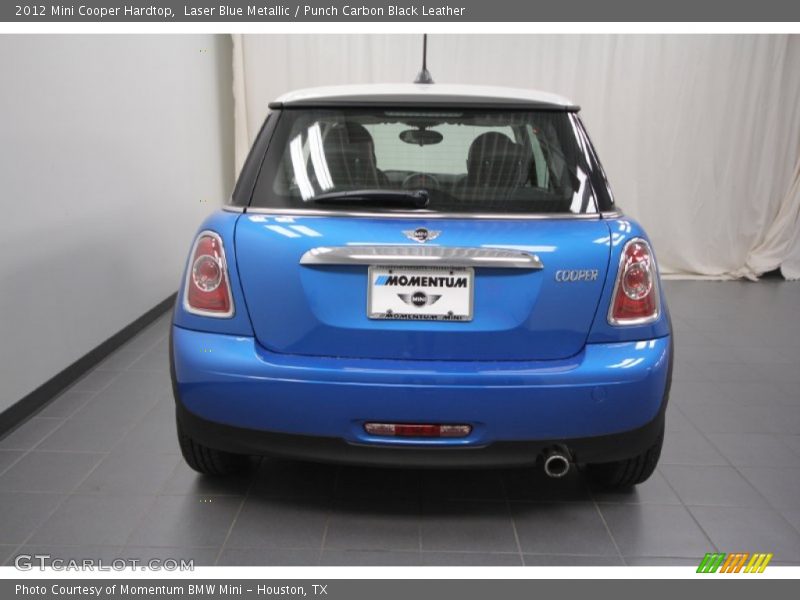 Laser Blue Metallic / Punch Carbon Black Leather 2012 Mini Cooper Hardtop