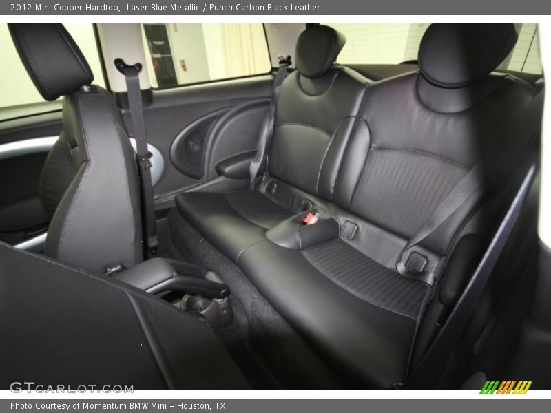 Laser Blue Metallic / Punch Carbon Black Leather 2012 Mini Cooper Hardtop
