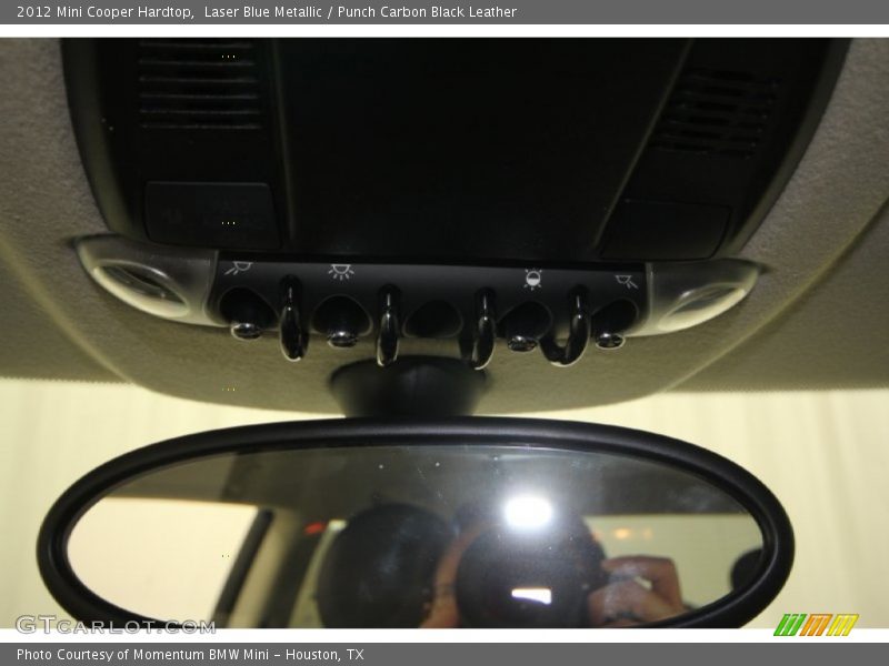 Laser Blue Metallic / Punch Carbon Black Leather 2012 Mini Cooper Hardtop