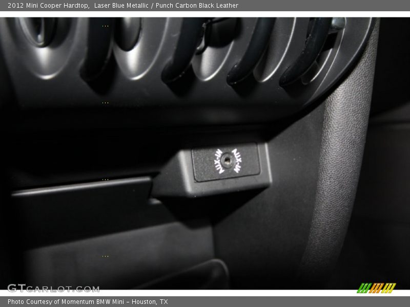 Laser Blue Metallic / Punch Carbon Black Leather 2012 Mini Cooper Hardtop