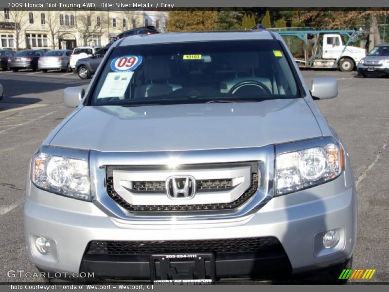 Billet Silver Metallic / Gray 2009 Honda Pilot Touring 4WD