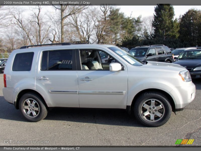 Billet Silver Metallic / Gray 2009 Honda Pilot Touring 4WD