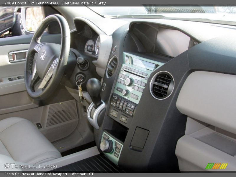 Billet Silver Metallic / Gray 2009 Honda Pilot Touring 4WD
