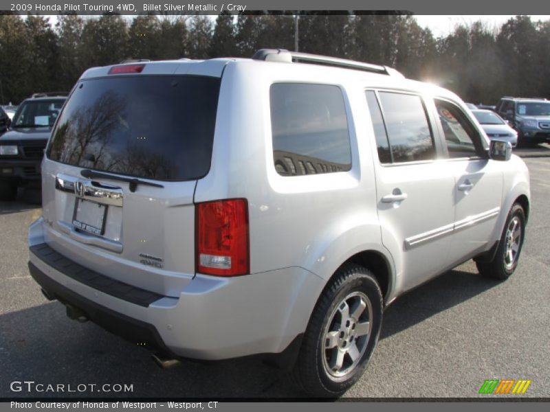 Billet Silver Metallic / Gray 2009 Honda Pilot Touring 4WD