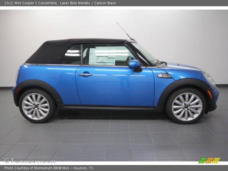 Laser Blue Metallic / Carbon Black 2012 Mini Cooper S Convertible