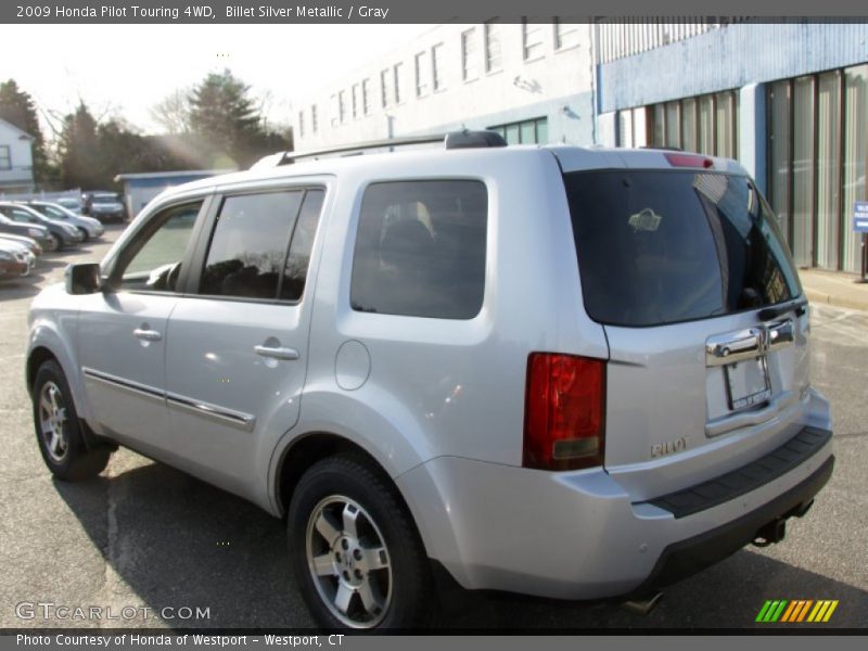 Billet Silver Metallic / Gray 2009 Honda Pilot Touring 4WD