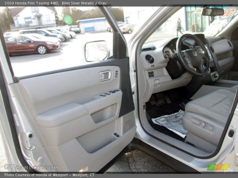 Billet Silver Metallic / Gray 2009 Honda Pilot Touring 4WD