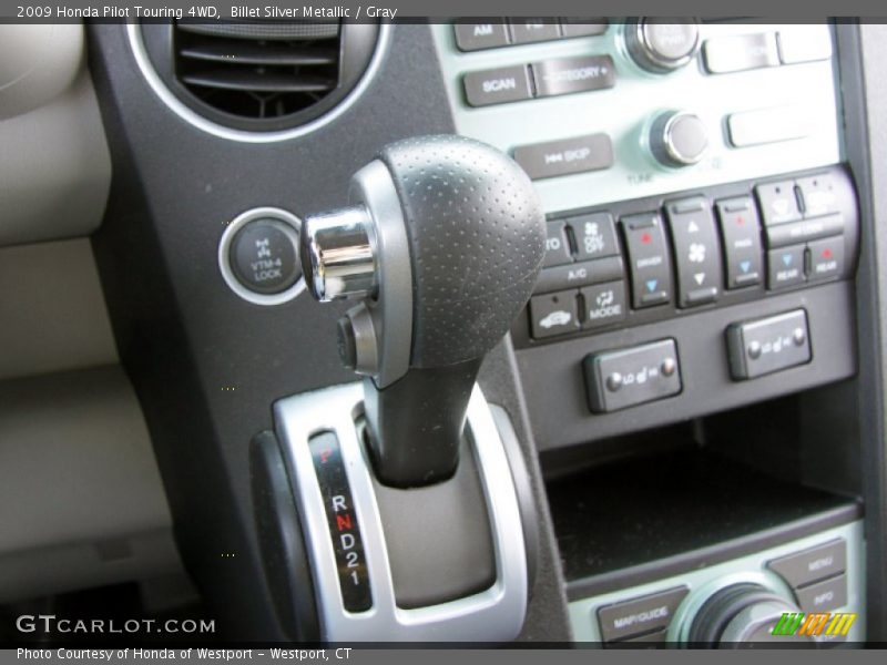 Billet Silver Metallic / Gray 2009 Honda Pilot Touring 4WD