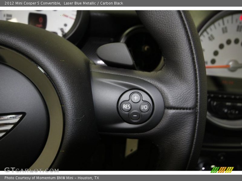 Laser Blue Metallic / Carbon Black 2012 Mini Cooper S Convertible