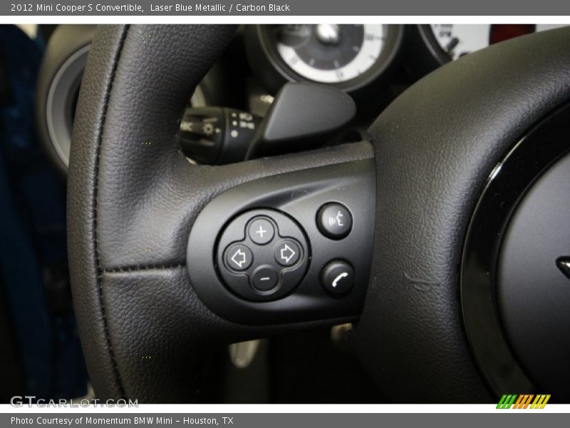 Laser Blue Metallic / Carbon Black 2012 Mini Cooper S Convertible
