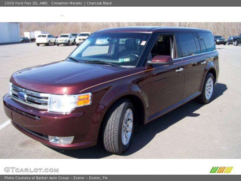 Cinnamon Metallic / Charcoal Black 2009 Ford Flex SEL AWD