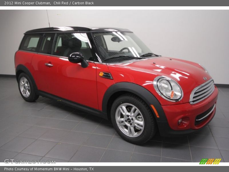 Chili Red / Carbon Black 2012 Mini Cooper Clubman