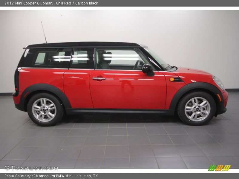 Chili Red / Carbon Black 2012 Mini Cooper Clubman