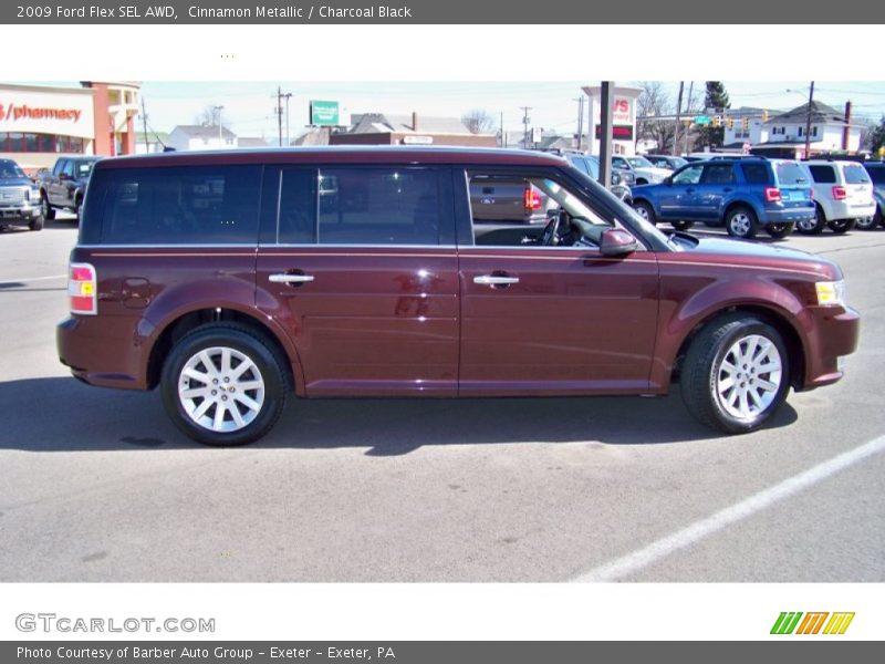 Cinnamon Metallic / Charcoal Black 2009 Ford Flex SEL AWD