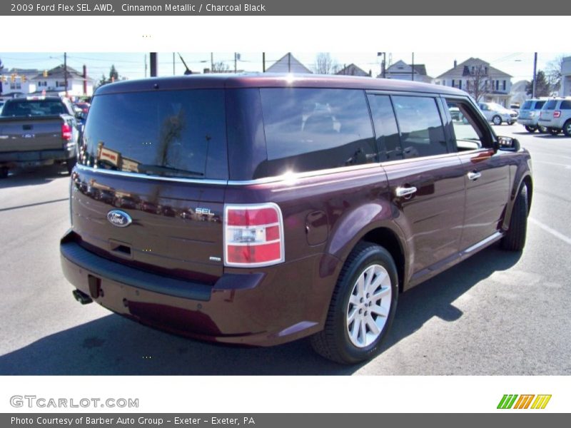 Cinnamon Metallic / Charcoal Black 2009 Ford Flex SEL AWD
